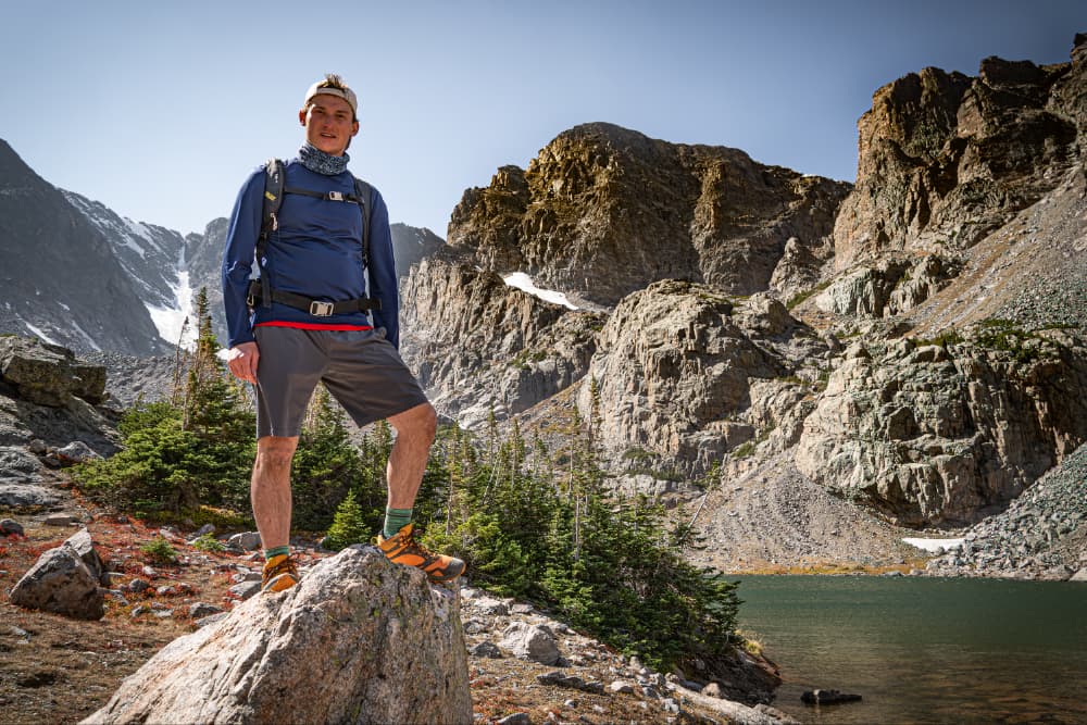 Jake Barber hiking